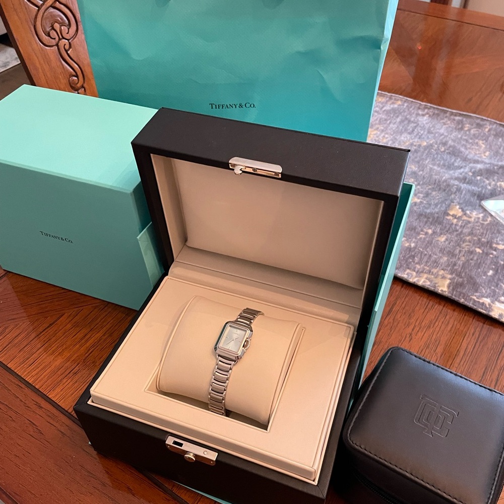 NEW Authentic Tiffany & Co. Stainless Steel Diamond Watch (retired)⭐️